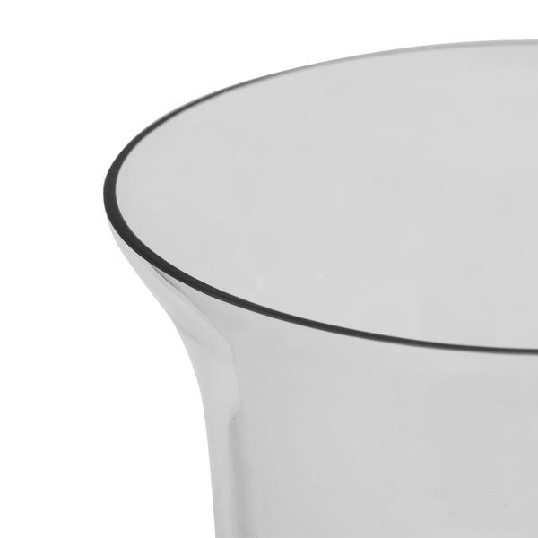 Gdf Studio Bissell Handmade Aluminum Hurricane Candle Holder Silver