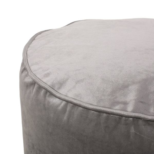 Gdf Studio Bleckley Gwinnett Modern Velveteen Cylinder Pouf