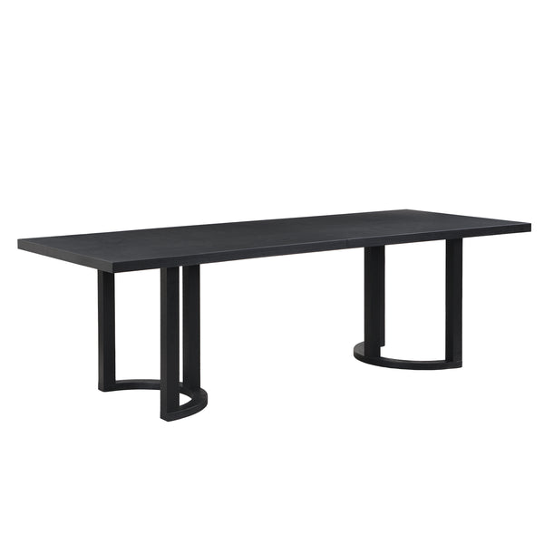 Gdf Studio Bloomshard 95 Inchs Modern Wooden Dining Table