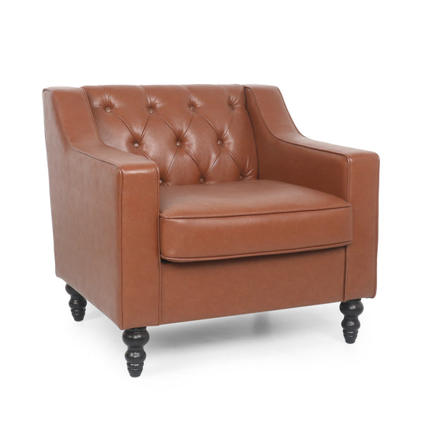 Gdf Studio Bluewater Contemporary Tufted Club Chair