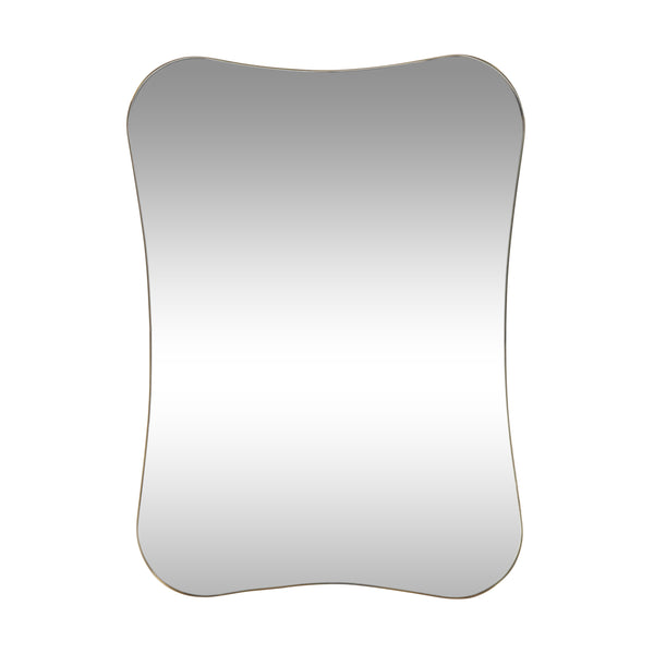 Gdf Studio Bostick Contemporary Rounded Rectangular Wall Mirror