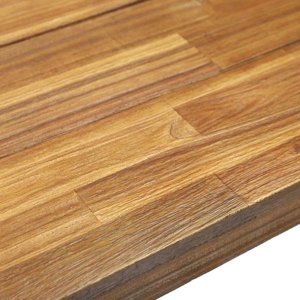 Gdf Studio Bowman Outdoor Sandblack Finish Acacia Wood & Rustic Metal Bench