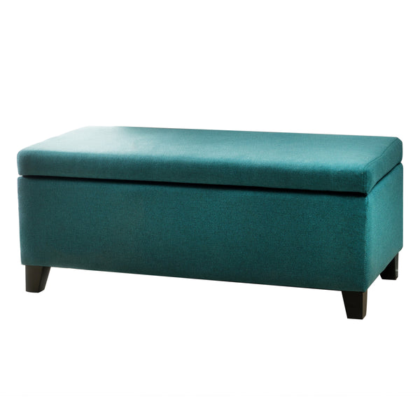 Gdf Studio Brianna Rectangle Fabric Storage Ottoman Bench