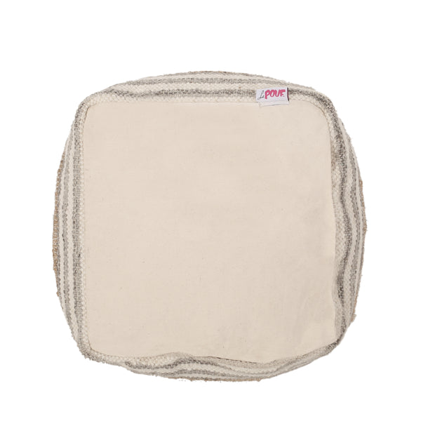 Gdf Studio Brookdale Handcrafted Boho Fabric Cube Pouf