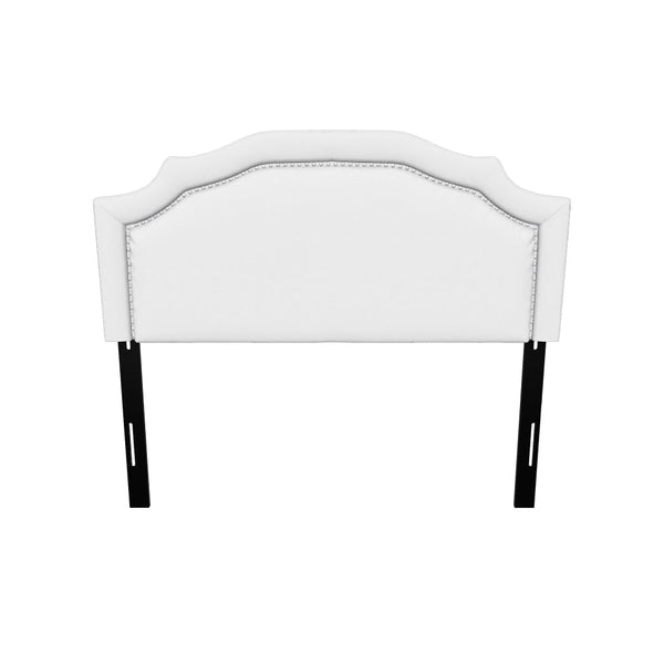 Gdf Studio Broswell Light Grey Fabric Queen/ Full Headboard