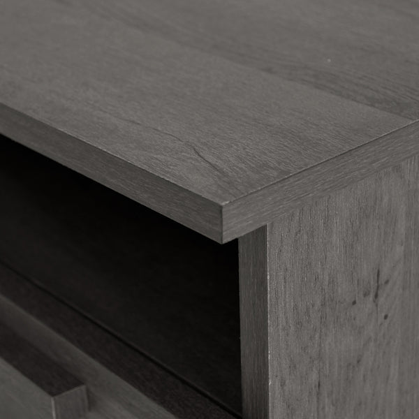 Gdf Studio Broxon Rustic 3 Piece Wardrobe And 2 Drawer Nightstand Bedroom Set