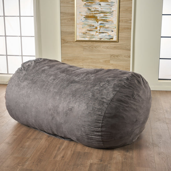 Gdf Studio Brynnli Traditional 6.5 Foot Suede Bean Bag (Cover Only)