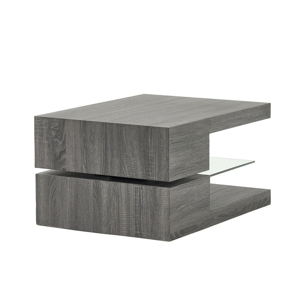 Gdf Studio Bushwick Rectangular Rotating Wood Coffee Table