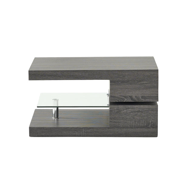 gdf studio Bushwick Rectangular Rotating Wood Coffee Table