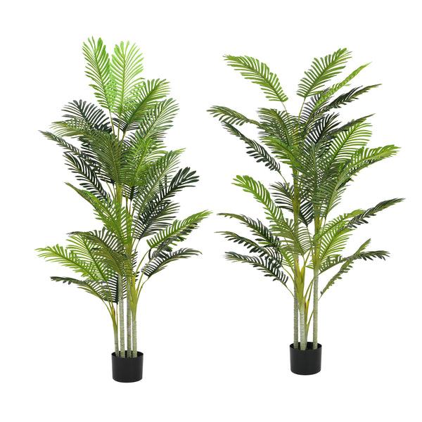 gdf studio Cadayrn 78.5" Artificial Palm Tree With Pot - 2pcs