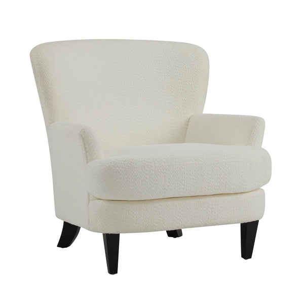 Gdf Studio Calla Modern Birch Upholstered Club Chair Off-White