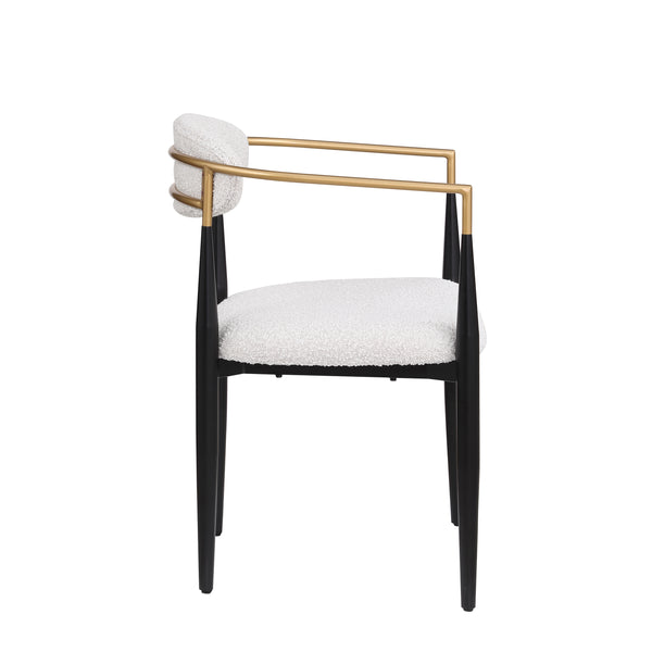 Gdf Studio Camas Zephyr Indoor Fabric Dining Chair Set Of 2