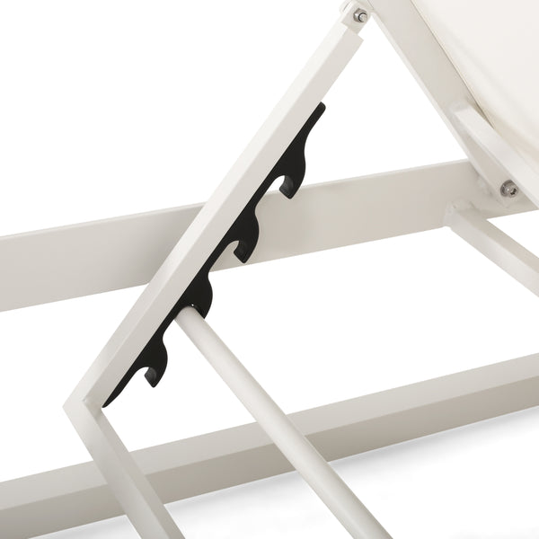 Gdf Studio Camdyn Outdoor Mesh Chaise Lounge (Set Of 2)