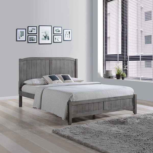 Gdf Studio Camille Rustic Wooden Queen Platform Bed