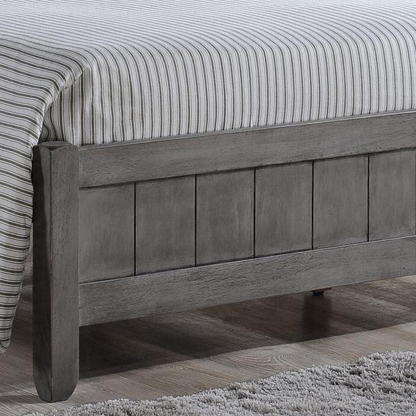 Gdf Studio Camille Rustic Wooden Queen Platform Bed