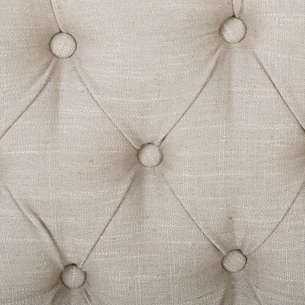 Gdf Studio Cannes Adjustable King/ California King Fabric Headboard-Sand