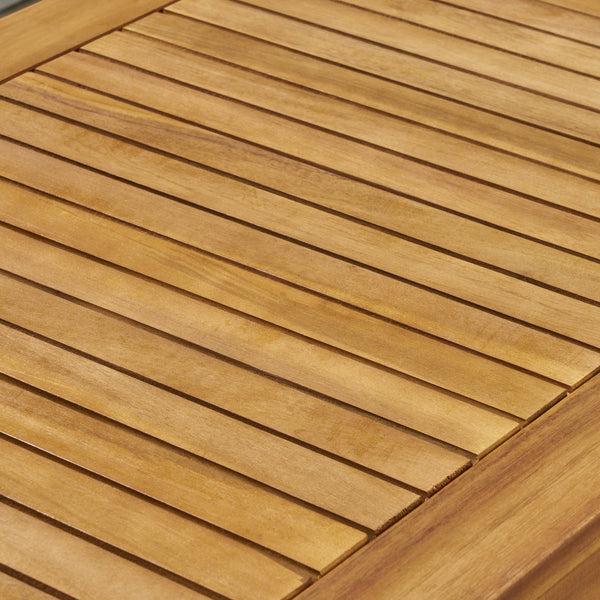 Gdf Studio Cape Outdoor 5-Piece Acacia Wood Sofa Set