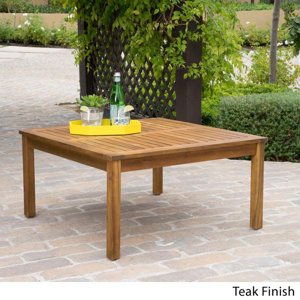 Gdf Studio Capri Outdoor Teak Fnished Acacia Wood Coffee Table