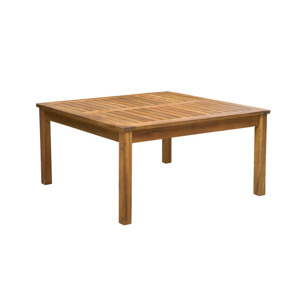 gdf studio Capri Outdoor Teak Fnished Acacia Wood Coffee Table