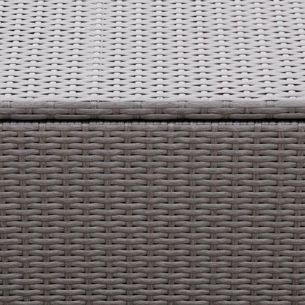 Gdf Studio Capulet Outdoor 4-Piece Grey Wicker Sofa Set