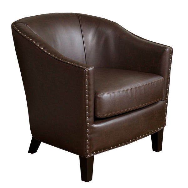 Gdf Studio Carlton Mid Century Tub Style Club Chair
