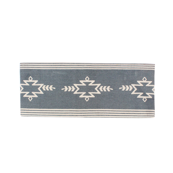 Gdf Studio Carrera Handcrafted Boho Rectangular Fabric Bench