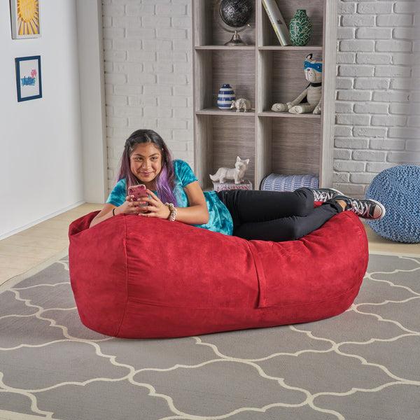 gdf studio Cassell Fabric 4-foot Lounge Beanbag Chair