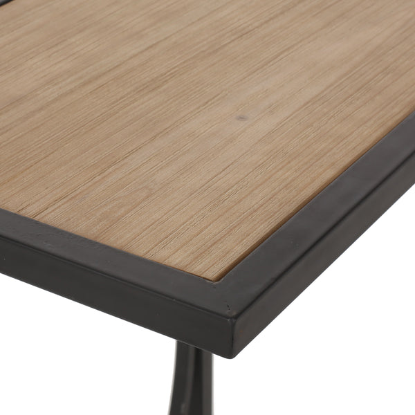 Gdf Studio Catileya Modern Industrial C-Shaped End Table