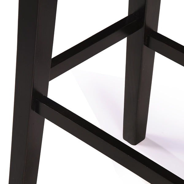 Gdf Studio Cavalia 30-Inch Saddle Shaped Studded Rim Stool (Set Of 2)