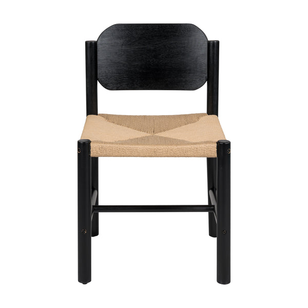 gdf studio Cavodarum Wooden Dining Chairs Indoor Armless Kitchen Chairs Set of 2