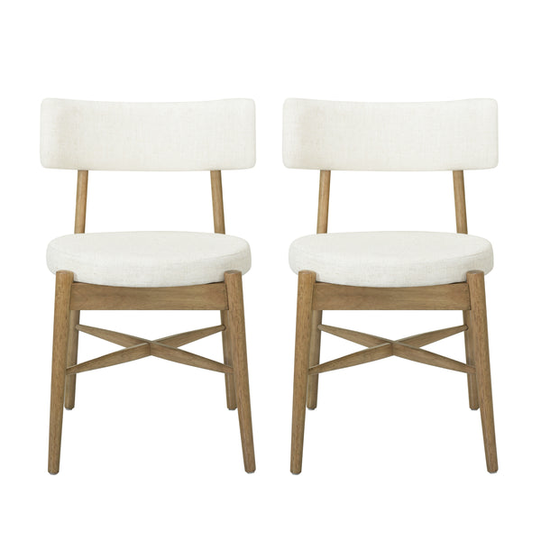 Gdf Studio Celestee Modern Upholstered Dining Chairs Set Of 2