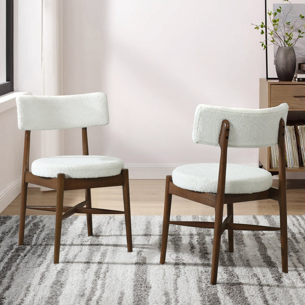 gdf studio Celestee Modern Upholstered Dining Chairs Set of 2