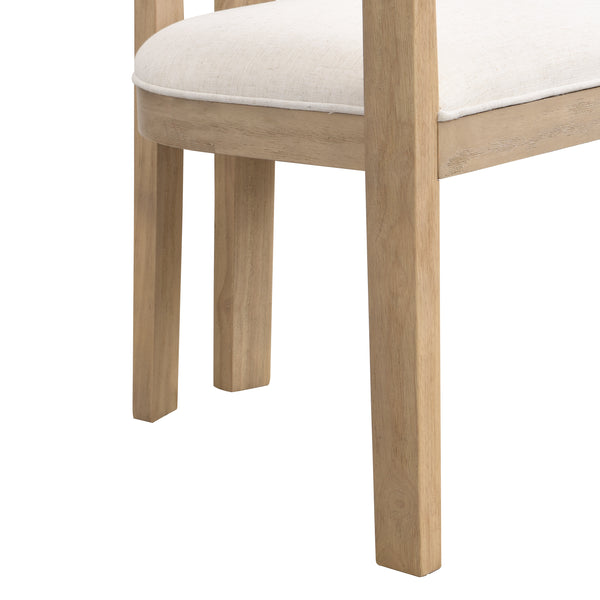 Gdf Studio Celestia Modern Upholstered Dining Chairs With Armrest Set Of 2