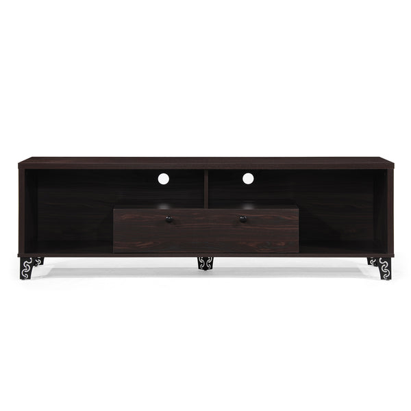 gdf studio Celia Mid Century Modern Cabinet & Shelves TV Stand