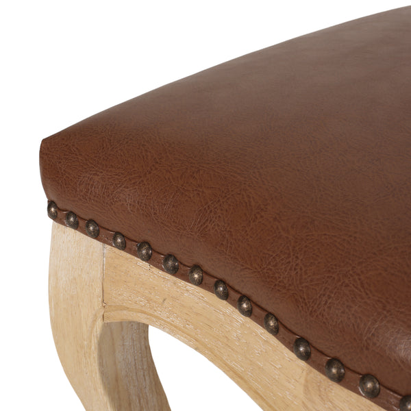 Gdf Studio Cello Contemporary Faux Leather Dining Chairs Set Of 2