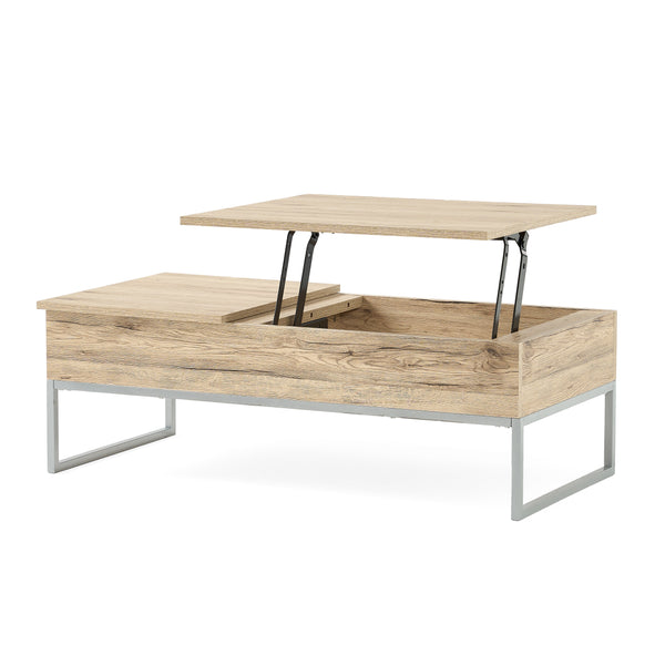 Gdf Studio Cerise Rectangle Lift Top Storage Coffee Table