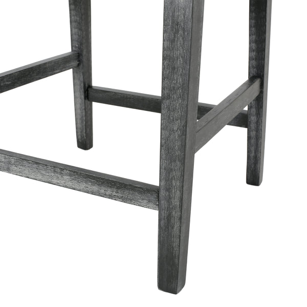 Gdf Studio Chaparral Contemporary Fabric Upholstered Wood 26 Inch Counter Stool