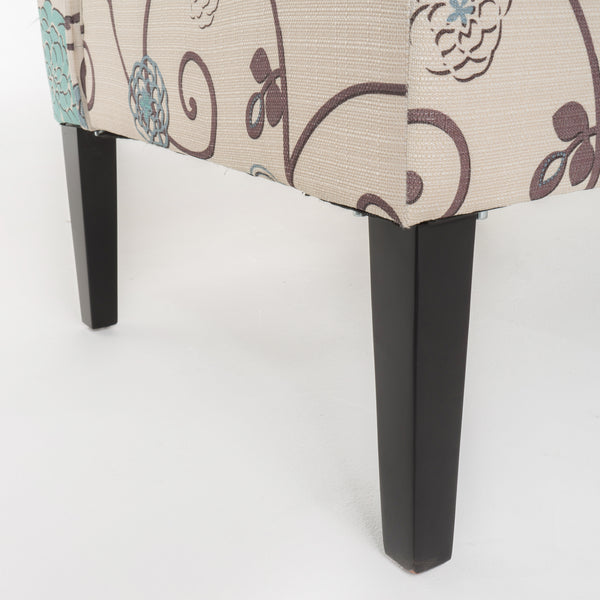 Gdf Studio Charlotte Modern Simple Elegant Fabric Settee