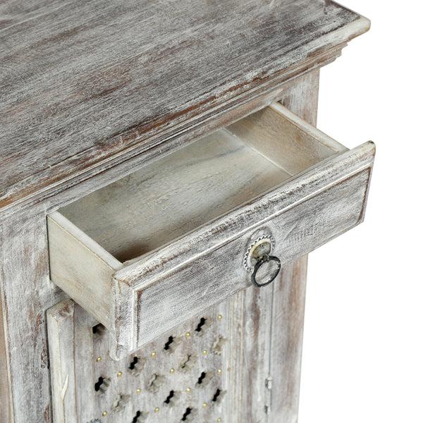 Gdf Studio Chaves Handcrafted Boho Mango Wood Nightstand