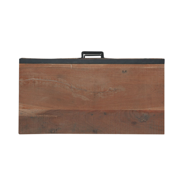 Gdf Studio Chipper Handcrafted Boho Wood 3 Drawer Cabinet