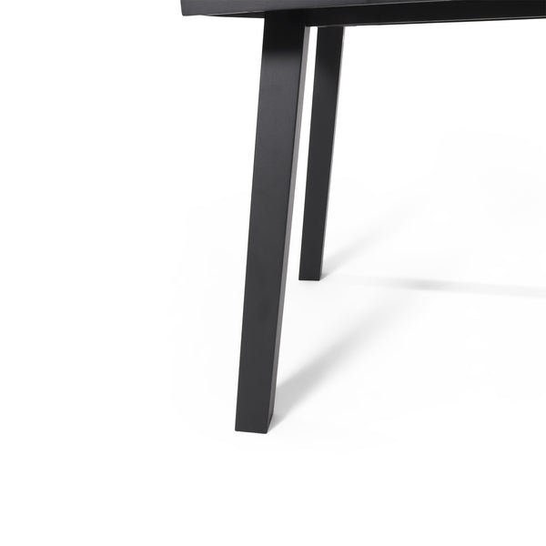 Gdf Studio Chitwood Indoor Modern Industrial Acacia Wood Dining Table Black