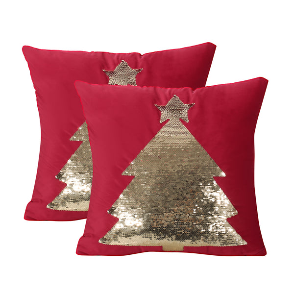Gdf Studio Cibola Glam Velvet Christmas Throw Pillow