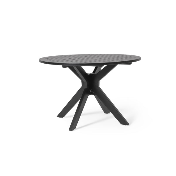 gdf studio Clacton Indoor Acacia Wood Dining Table Black