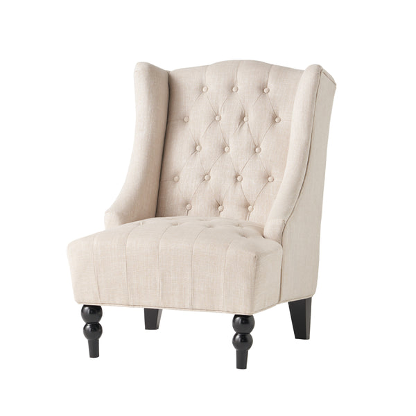 gdf studio Clarice Fabric High Back Wingback Accent Chair