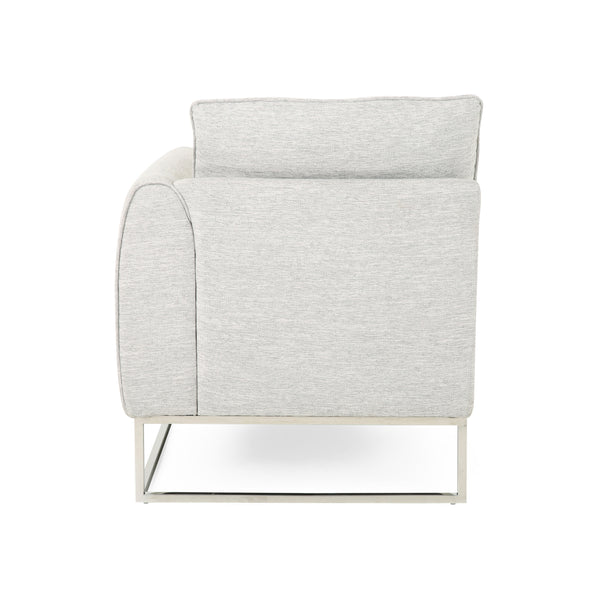 Gdf Studio Clarke Contemporary Fabric 4 Seater Chaise Lounge Sectional Sofa