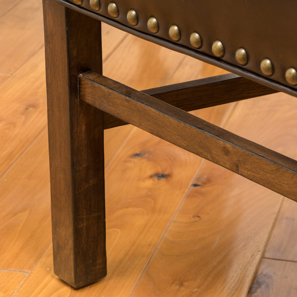 Gdf Studio Claudia Contemporary Bonded Leather Upholstered Dining Chairs