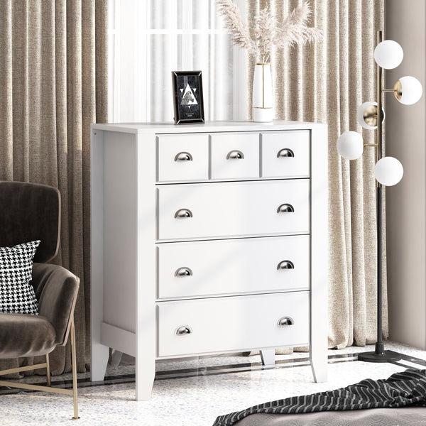 Gdf Studio Cleary Contemporary Faux Wood 4 Drawer Dresser