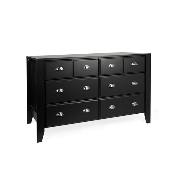 Gdf Studio Cleary Contemporary Faux Wood 6 Drawer Double Dresser