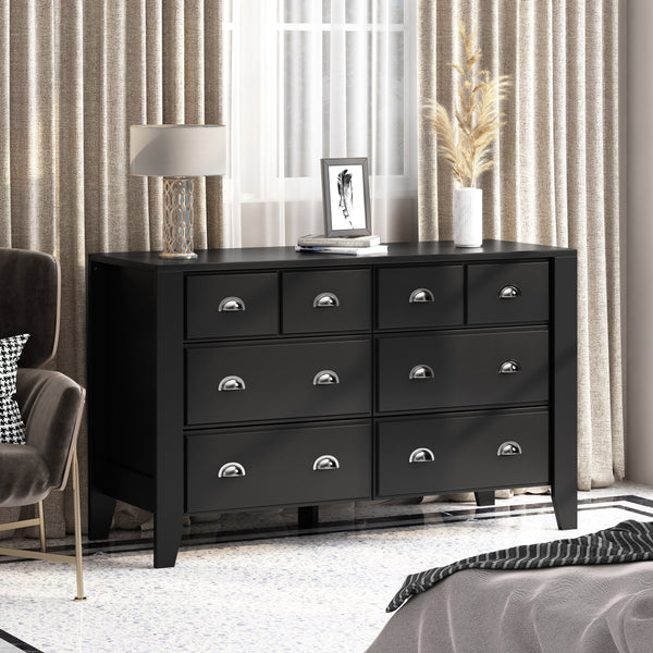 Gdf Studio Cleary Contemporary Faux Wood 6 Drawer Double Dresser