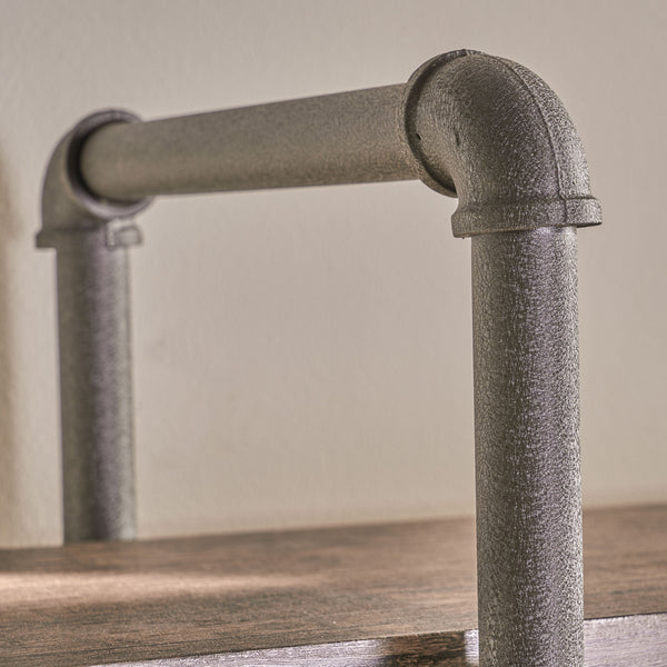 Gdf Studio Clint Industrial Pipe Design 5-Shelf Etagere Bookcase